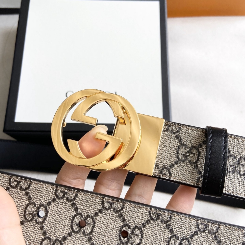 Gucci Classic Double g vintage hardware belt